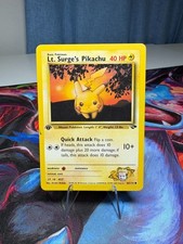Lt. Surge's Pikachu 84/132 Gym Challenge Regular LP picture