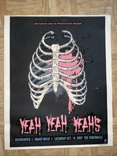 YEAH YEAH YEAHS POSTER SHOW YOUR BONES TOUR RIBCAGE 2006 TABERNACLE RARE picture