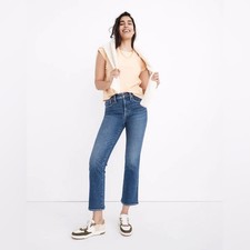 Madewell Cali Demi-Boot Jeans in Bodney Wash. picture