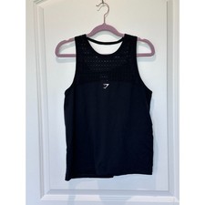 NWT Gymshark Energy Seamless Tank Top Black Size Small picture