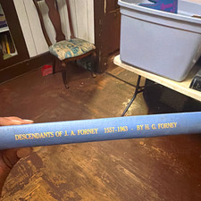 The Descendants of Johann Adam Forney 1557-1963 by Howard G. Forney HC Illus picture
