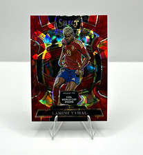Panini Select 2025-26 Lamine Yamal Spain #68 Red Cracked Ice picture