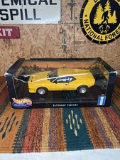 Hot Wheels Collectibles 1:18 Scale DeTomaso Pantera Yellow Diecast Model Car picture