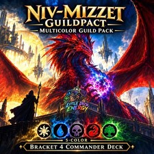 MTG Niv-Mizzet Guildpact 5 Color Commander Deck | Multicolor Burn Draw Life Gain picture