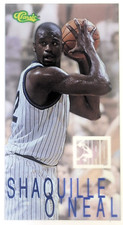 1994-95 Classic Acetate Shaquille O'Neal Basketball Cards #'d /24900, 4.75x2.5 picture