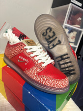 Nike SB Dunk Low OG QS Stingwater Red Chill Skate Shoes US 9.5 Men picture