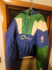  Vintage 1990s Starter Dallas Mavericks Puffer Jacket NBA LOOK picture
