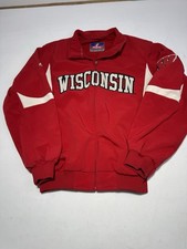 Vintage Men’s XL MAJESTIC Wisconsin Badgers Lined Jacket picture