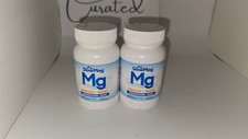 2 Pack SlowMag Mg Muscle Heart Magnesium Calcium 60 Ct Ea Exp 08/27 picture