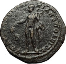 MACRINUS and DIAUDUMENIAN Marcianopolis Ancient Roman Coin HERMES MERCURY i70725 picture