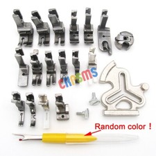 16PCS PRESSER FOOT SET & PARTS FOR SINGER  20U, 95, 96, 195K, 196K, 491D, 591D picture