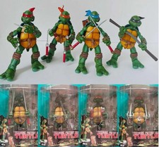 4 PCS NECA Teenage Mutant Ninja Turtles Color Headband Action Figures Model Toys picture