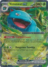 Holo Venusaur ex 003/165 Double Rare SV: Scarlet & Violet 151 picture