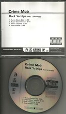 CRIME MOB  w/ LIL SCRAPPY Rock you Hips EDITS & ACAPELA & INSTRUMENTAL PROMO CD picture