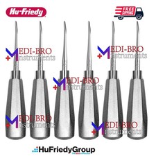 6 Pcs Hu-Friedy EL3C 3mm Curved Luxating Elevator – Dental Extraction Instrument picture