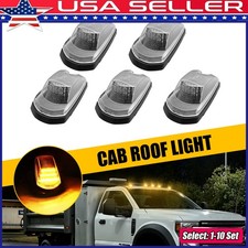 1-10xClear Amber LED Cab Roof Marker Lights For 2017-2022 Ford Super Duty Pickup picture