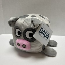 NEW Dada Plush Stuffed Animal Toy Gray Cow Black Dots Jimmy Fallon Kohls Cares picture