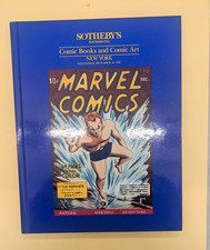 Sotheby’s Comic Book Art Auction Catalog Hrdcvr (1991) vintage, VG condition...  picture