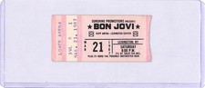 VTG 1987 Bon Jovi Slippery When Wet Tour Ticket Stub Rupp Arena 3/21/87 picture