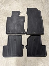 🔥09-14  ACURA TL OEM Black Rubber Floor Trunk Mats Set All Weather Season AWD picture