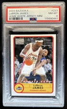 2003-04 Topps Bazooka LeBron James RC Mini #223b Cavaliers PSA 8 NM-Mint picture