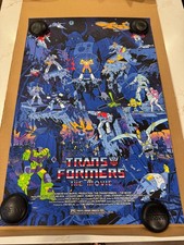 Kilian Eng 1986 Transformers The Movie Regular Edition Screen Print Poster Art picture