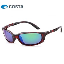 New In Box Costa Brine 580p Polarized Sunglasses (Tortoise Shell/Green) picture