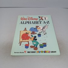 Alphabet A-Z: Walt Disney Fun-to-Learn Library Volume 1 1989 Hardcover picture