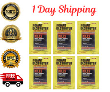 Giant Destroyer Bomb 4 Bombs Per Pack Gophers Moles Rats Yards Garden Lawn 6 Pk picture
