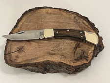 Buck 110 USA EBONY Hunting Folding Pocket knife-Excellent Condition---- picture