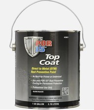 POR-15 45801 Rust Preventive Coating - Gloss Black, 1 Gal -Permanent Rust Seal picture