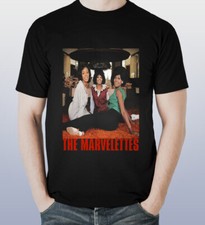 VINTAGE GROUP The Marvelettes Short Slevee Black T-Shirt picture