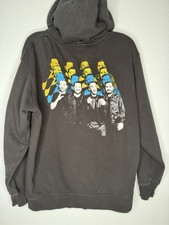 Impractical Jokers Black Caricature Logo Full Zip Hoodie Sweatshirt Medium TV picture