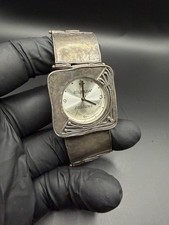 Silpada Designs 925 Hammered Sterling Silver Watch Square 59.0 grams New Battery picture