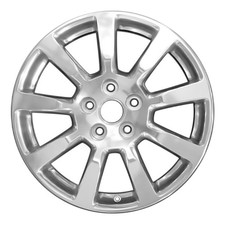18x8.5 9 Spoke Used Wheel; Aluminum Metallic Polished 560-04627 picture