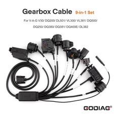 GODIAG Gearbox Cable 9-in-1 Set for  Connecting AUTEL G-BOX, XHORSE MULTI-PROG picture