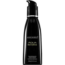 Wicked Aqua Sensitive - Hypoallergenic Lubricant - 8 fl oz Water Based Lube picture