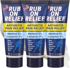 RUB ON RELIEF 3-Pack Fast-Acting Long-Lasting Non-Greasy Pain Relief Cream fo... picture