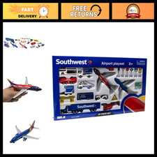 Southwest Airlines Airport Playset - Die-Cast Toy for Kids Ages 3+ - Fun Aviatio picture