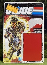 Vintage 1985 G.I. Joe FOOTLOOSE v1 Full UNCUT File Card Back GI 85 G.I.Joe ARAH picture
