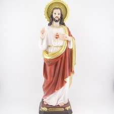 Sagrado Corazon de Jesus Estatua 12 Inch Sacred Heart Of Jesus Statue w/ LED picture
