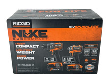 RIDGID 18V Brushless NUKE SubCompact 2-Tool Drill/Driver + Impact RNKSCK202 picture