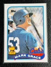 ‼️STELLAR VINTAGE‼️1989 Topps Mark Grace #465 RC Chicago Cubs HOF All-Star MLB picture