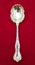 Antique Haas & Son Sterling Silver 7-1/4'' Berry Serving Spoon picture
