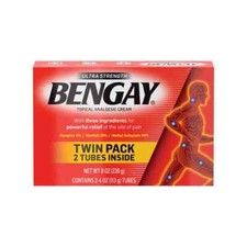Bengay Ultra Strength Pain Relieving Cream, 2 x 4  oz Tubes picture