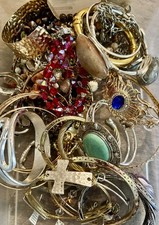 MEDIUM Flat Rate Box Filled w/ 10+ Pounds of Jewelry Mix - Hours of Fun  picture