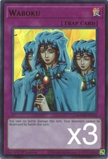 3X Yugioh Waboku MAMO-EN112 Ultra Rare 1st Edition NM picture