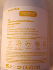 SpoiledChild E27 Extra Strength Liquid Collagen Pineapple Sugar-Free 15.2 fl oz picture
