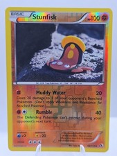 Pokemon Stunfisk 83/113 Reverse Holo Black & White Legendary Treasures NM picture