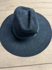 Brixton Hat Fedora Lyons Knit Packable Womens XS Midnight Blue Adjustable Travel picture